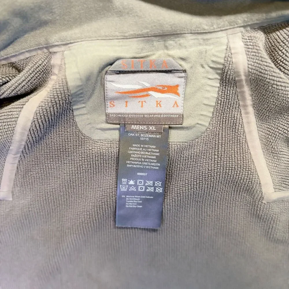 Sitka Jetstream Ochre Hunting Jacket XL Gortex Windstopper GORPcore Free Ship